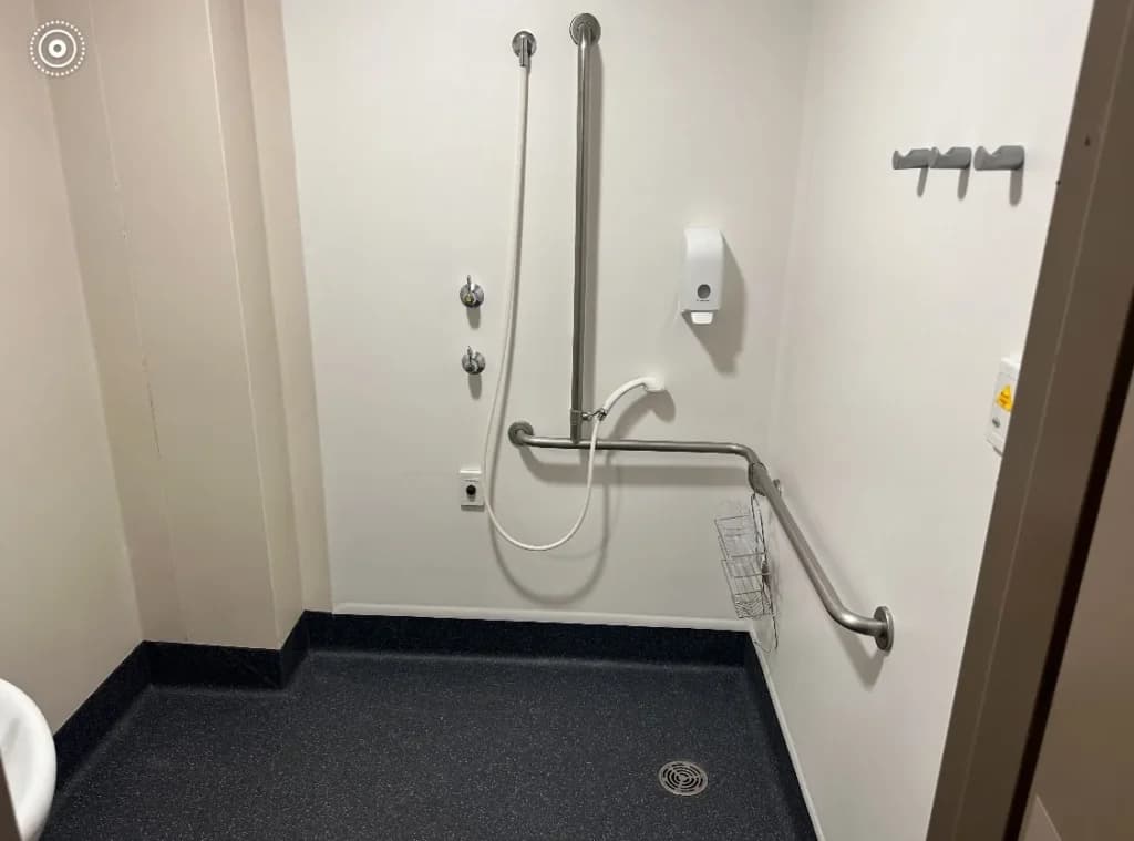 Hospital bathroom flooring upgrade — Newcastle